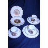 A late Victorian bone China tea service