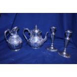 A selection of quality silver plated ware.