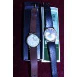 A cased Smiths astral wrist watch and a Rotary wrist watch (both working when checked)