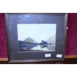 A framed print by Heaton Cooper. Postage unavailable