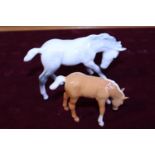Two collectable Beswick horse fouls