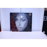 An original mosaic of Amy Winehouse by the artist Mary Goodwin. 61cm x 53cm. No postage.