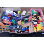 A large job lot of assorted die-cast models including Dinky and Corgi etc.