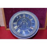 A heavy ships clock (sold as seen). Postage unavailable