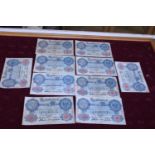 Eleven WW1 period German 20 mark bank notes