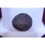 An Elizabeth the 1st silver coin dated 1569 3.03 grams