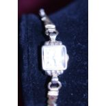 A vintage ladies 9CT gold bodied watch GW 15.25 grams