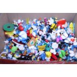 A job lot of assorted Smurf figures and other