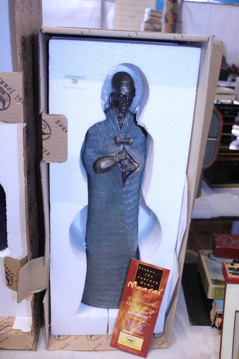 A large boxed Soul Journeys figure entitled Ol-Oiboni. 52 cm tall.