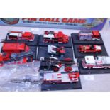 A job lot of die-cast fire engine models a/f