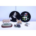 A selection of assorted Beswick and Border Fine Arts figures
