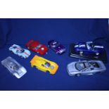 A selection of assorted slot cars and die-cast models a/f