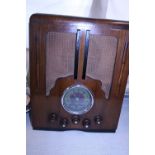 A vintage Pegasus of Leeds 1930's wooden cased radiogram fully restored, shipping unavailable