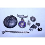 A job lot of assorted Silver items