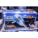 A boxed new Hasbro Starwars Slave I model