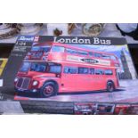 A large Revell London Bus model kit (looks complete)