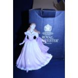 A boxed Royal Worcester lady figure 'Rachel'