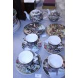 A selection of British Farmyard bone china ceramics