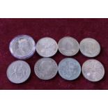A job lot of collectable coins including three £5 coins