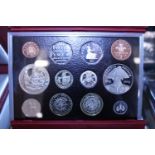 A 2005 Royal Mint proof coin set