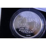 A 1998 Royal Mint silver proof coin