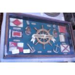 A cased nautical collectors set. Shipping unavailable