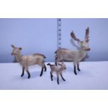 Three Beswick animal figures