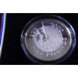 A Royal Mint 2000 Millennium silver proof £5 coin