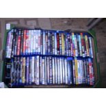 A large box full of Blue Ray Films