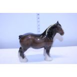 A Beswick Shire horse figure