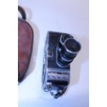 A vintage Paillard-bolex cine camera