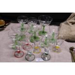 A job lot of assorted vintage glassware. Shipping unavailable