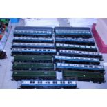 A large job lot of assorted makers 00 gauge carriages