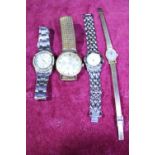 A selection of assorted watches to include Mudu and Accurist