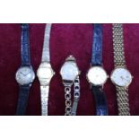 A selection of vintage ladies watches