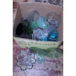 A box full of assorted glassware, shipping unavailable