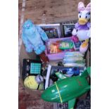 A job lot of misc toys etc