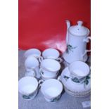 A pretty bone china coffee service, shipping available