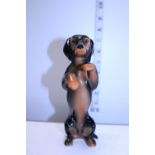 A ceramic dog figure Beswick??