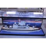 A Mega Blocks shop display battleship model Shipping unavailable