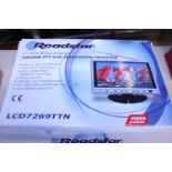 A boxed Roadstar 7" colour LCD tv/monitor (untested)