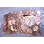 A tub uncirculated 1967 penny pieces 1.5kg