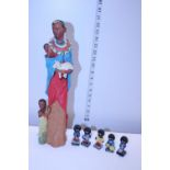 A limited edition Tribes of Africa figure and Robertson's band figures