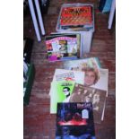 A large selection of mixed genre LP records. Shipping unavailable