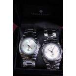 Two boxed Marco Ceroni wrist watches (need batteries) one needs attention