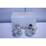 A boxed set of Lennox Disney Snow White and Seven Dwarfs figures