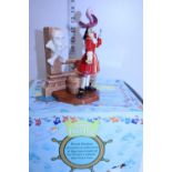 A boxed Royal Doulton figure of Captain hook