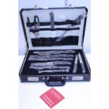 A new cased set of Viner's Kitchen Knives and cutlery set