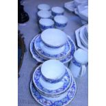 A fine bone china English tea service