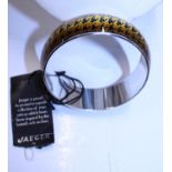 A ladies costume jewellery bangle Jaegar